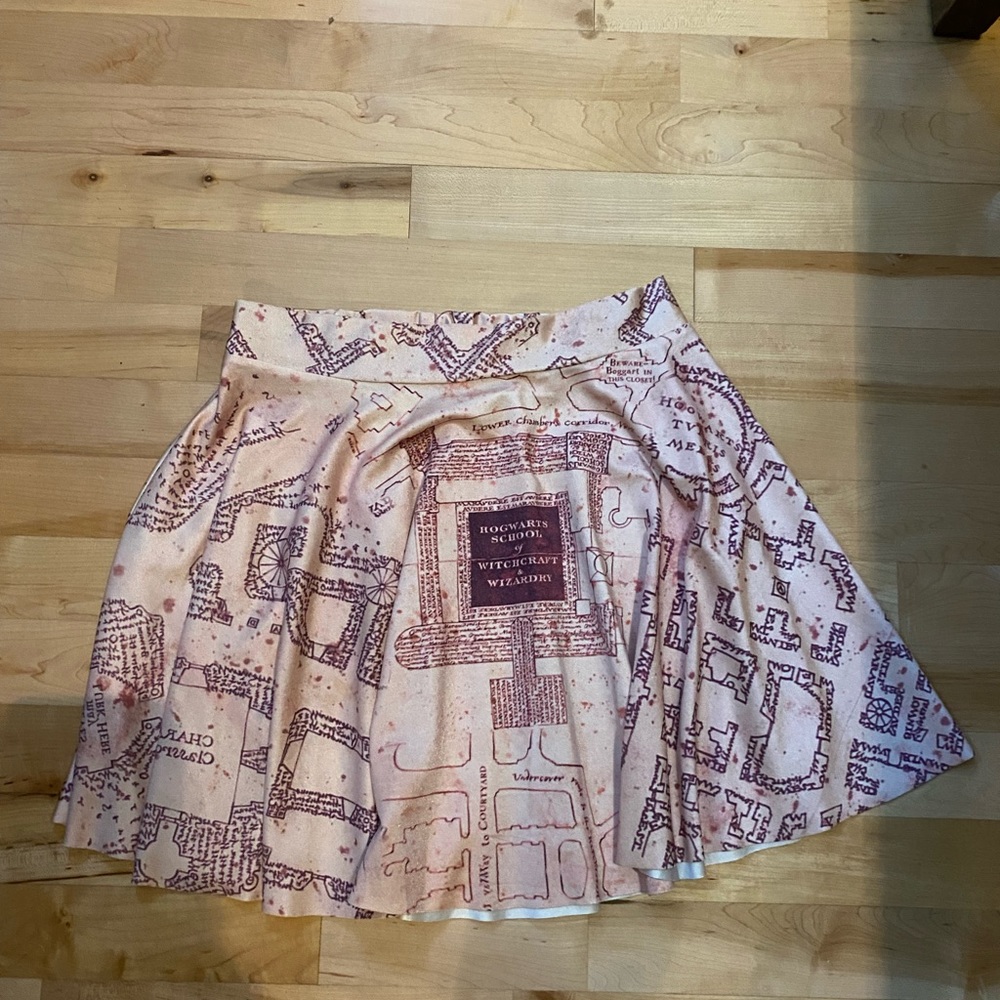 Harry Potter marauders map skirt dress HP